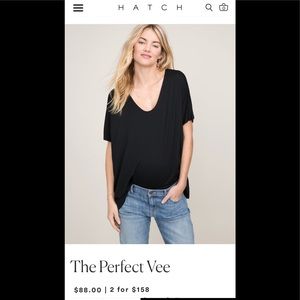 Hatch Maternity tee, size 0